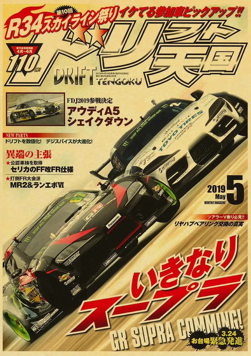 JDM Car Retro 90s Poster