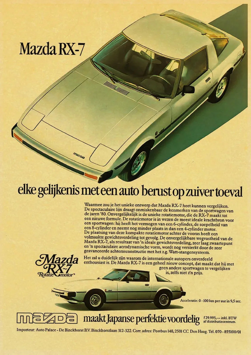 JDM Car Retro 90s Poster