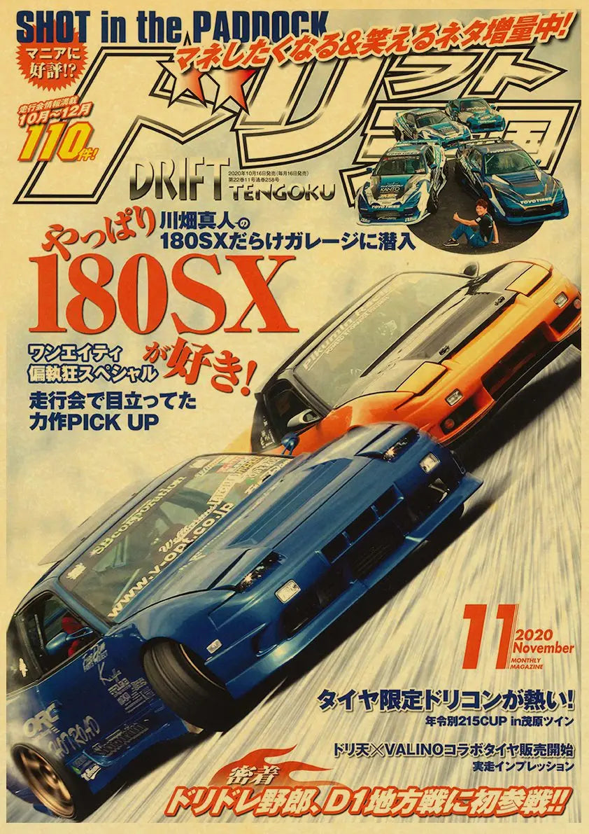 JDM Car Retro 90s Poster