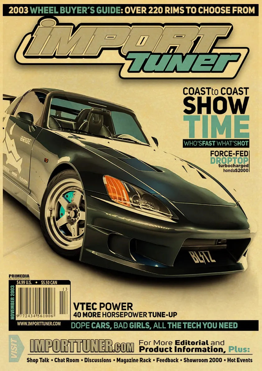 JDM Car Retro 90s Poster