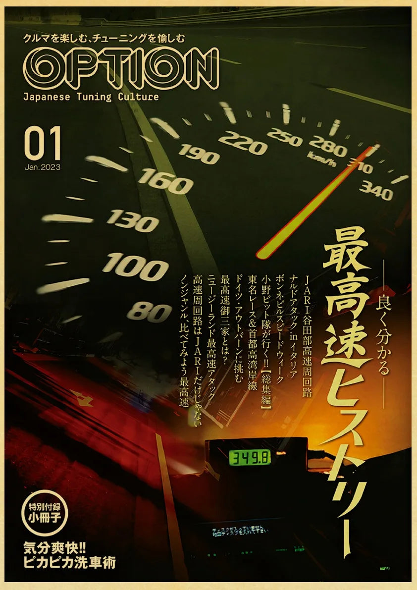 JDM Car Retro 90s Poster