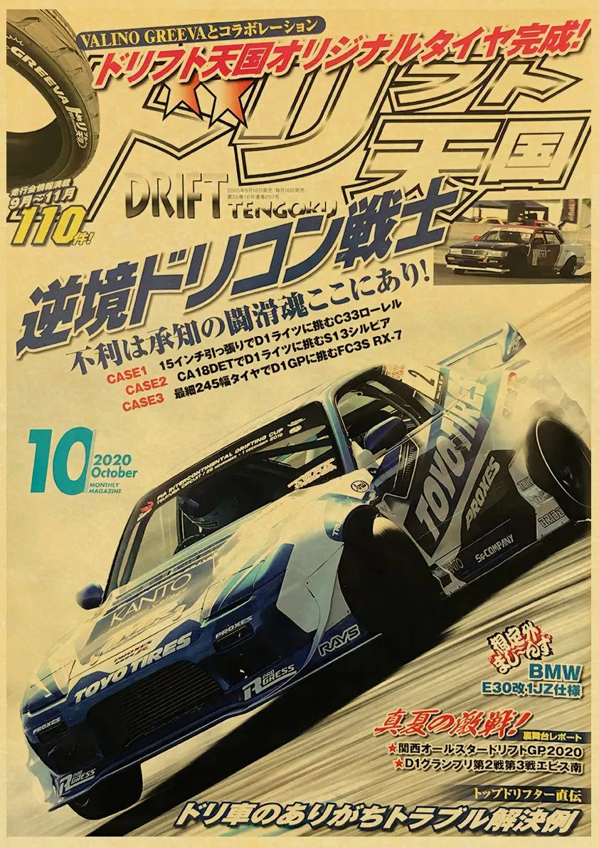 JDM Car Retro 90s Poster