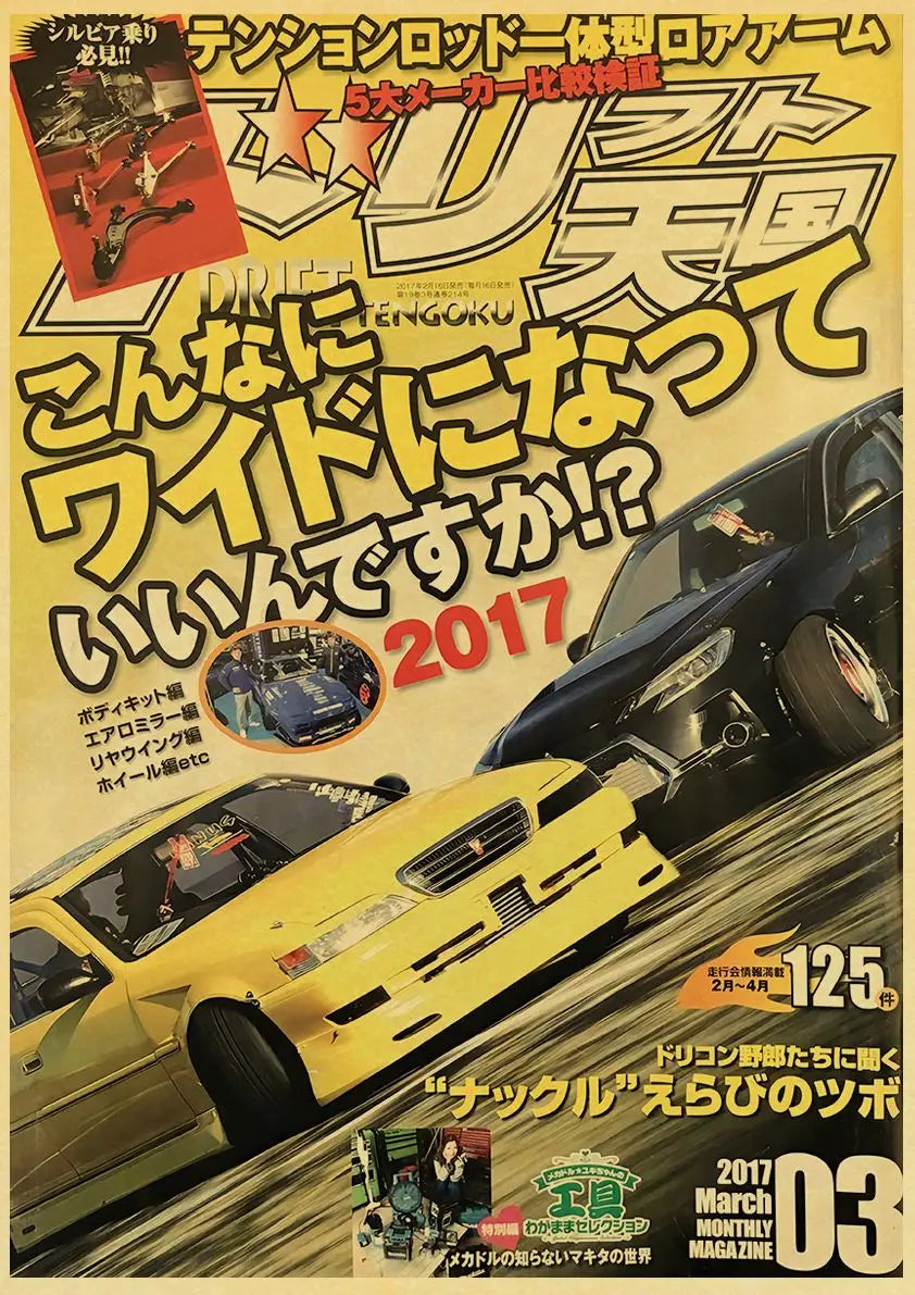 JDM Car Retro 90s Poster