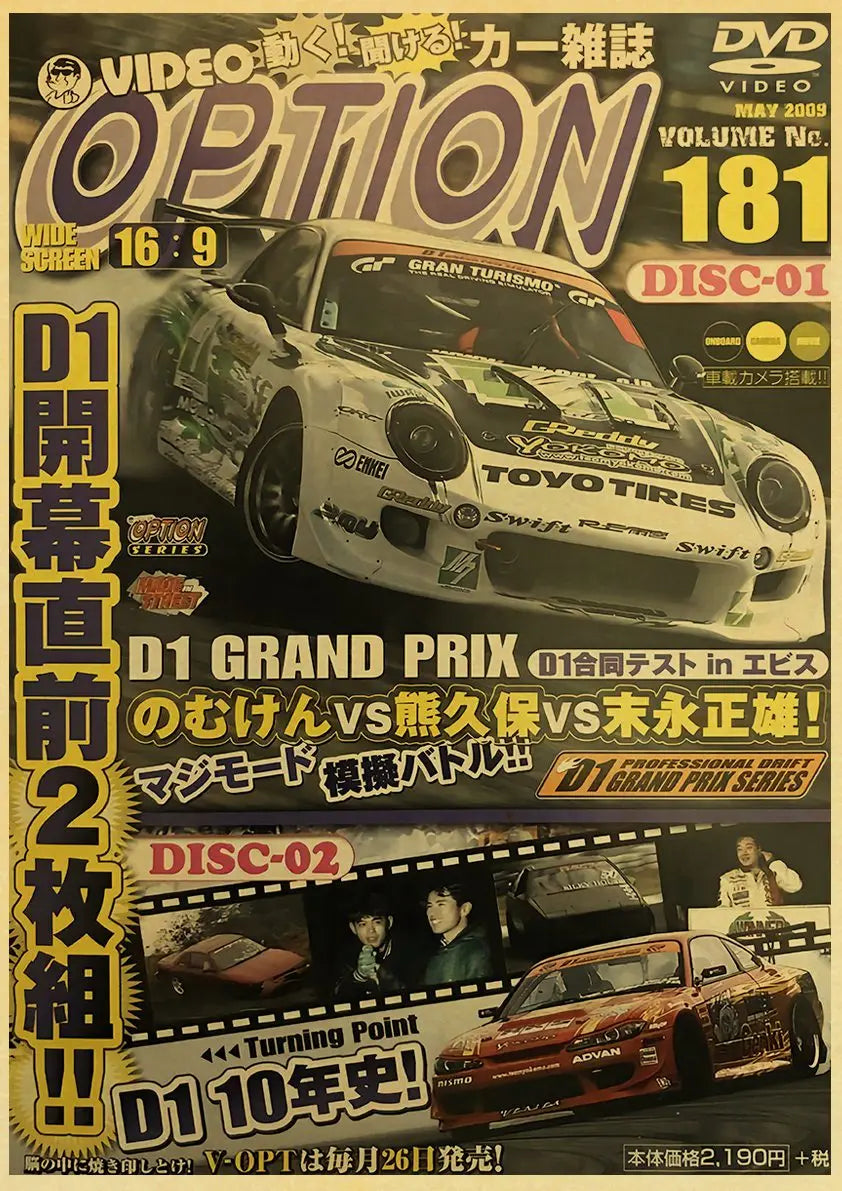 JDM Car Retro 90s Poster