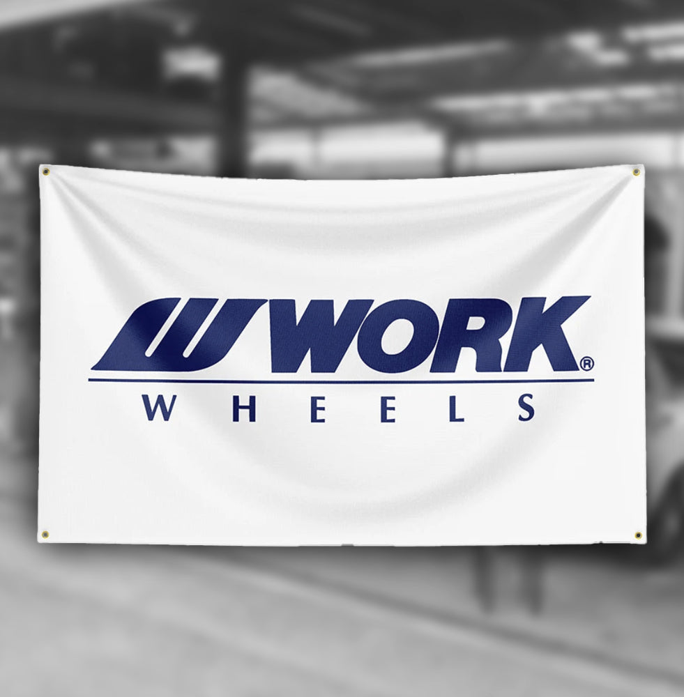 Work Wheels Decor Banner