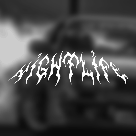 Nightlife Sticker - Gothic Style